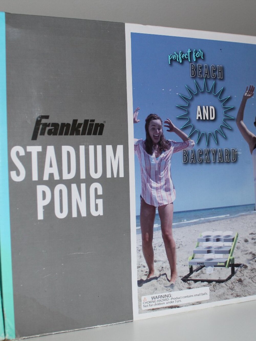 Stadium Pong Game Adjustable Targets Fun Toss Game Backyard Beach Party Adults